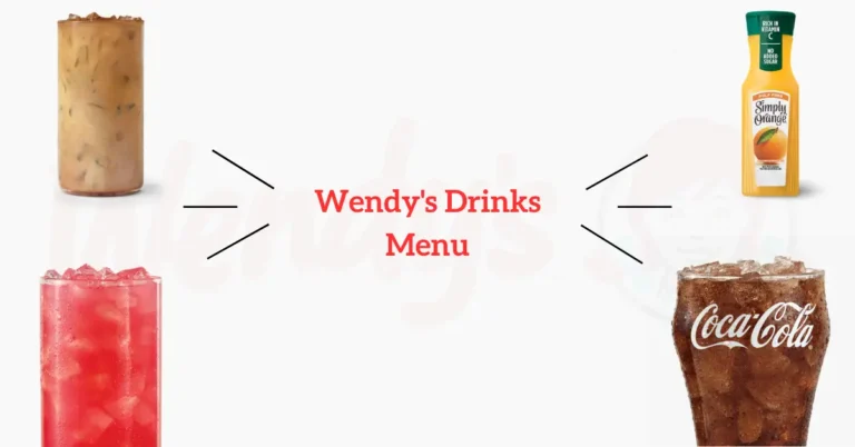 Wendy's Drinks Menu