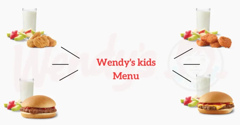 Wendy's Kids Menu