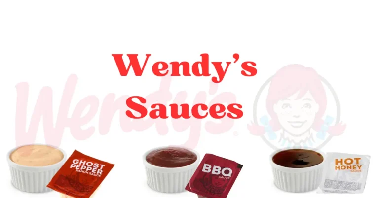 Wendy's Sauces 